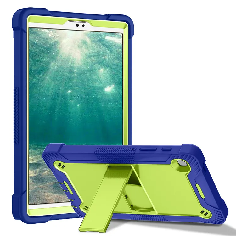 Fashion Heavy Duty Scratch Resistant Raised Bezels Built-in Kickstand Tablet Case For Samsung Galaxy Tab A7 Lite 8.7 T220 T225