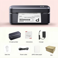 Marklife X4 203dpi Printer Label Thermal Portabel untuk Pengiriman Bisnis 4x6 Inci Bersertifikasi ROHS USB/Nirkabel untuk Penggunaan Gudang Ekspres