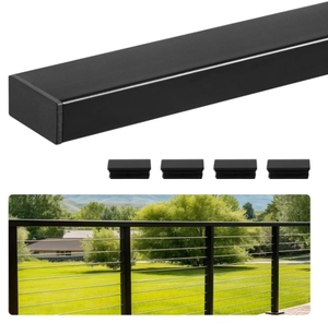 1 Paquete de Poste para Barandilla de Cable YL, para Terraza y <span class=keywords><strong>Escaleras</strong></span>, 2x2x42 Pulgadas, para Interiores y Exteriores - Product Image 3