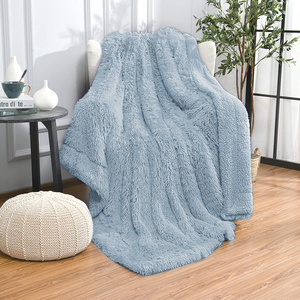 Manta gruesa y cálida peluda, fundas para sofá, colchas, mantas de lana Coral a cuadros de <span class=keywords><strong>invierno</strong></span>, edredones para <span class=keywords><strong>cama</strong></span> y sofá, decoración del hogar - Product Image 3