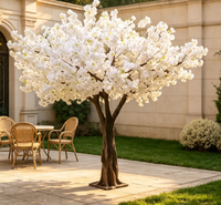 Nouveau Best-Seller Arbre de Cerisier Japonais Sakura Personnalisé Rose Arbre Fleuri Artificiel Décoration Mariage Maison