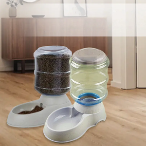 Novo Design Popular de Tigela Automática de Plástico para Beber Água de Animais de Estimação, Alimentador de Ração para Cães e Gatos, Dispensador de Água para Animais de Estimação - Product Image 3