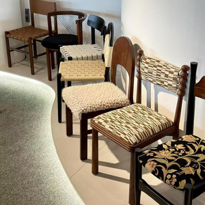 Série de chaises de salle à manger haut de gamme en bois de frêne FAS de style vintage, chaise de salle à manger avec accoudoirs personnalisable de style vintage français - Product Image 4