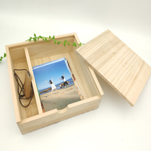 Nhỏ trượt nắp hộp rượu bằng gỗ với bọt trượt - Product Image 3