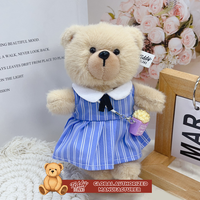 Teddy ISLAND, licence mondiale, ours en peluche, poupée de mode, sac à dos avec vêtements et accessoires, matière polyester