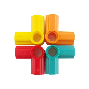 Yuetian Axle and Pin Connector Angled #6 Kids STEM Education Toy Plastic Technic Block No.32014