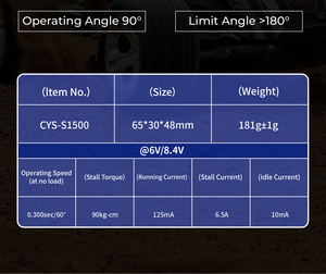 Unisex 150kg Drehmoment HV Wasserdichter Gleichstrom motor Metall getriebe Industrie roboter RC Servos Funksysteme für RC-Boots-und Flugzeug teile - Product Image 6