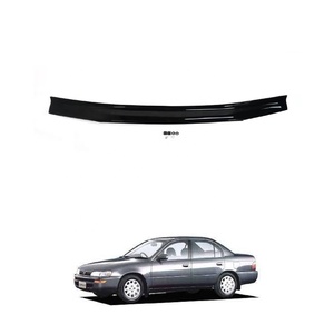 Ycsunz Auto Exterior <strong>Accessories</strong> for Toyota <strong>Corolla</strong> 1992-1995 4pcs Black Window Wind Visor Vent Deflector Rain Guard - Product Image 1