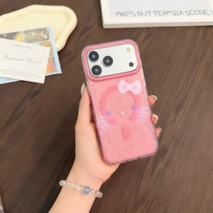 เคสโทรศัพท์มือถือลายการ์ตูนน่ารัก IMD โบว์ใสวิบวับ สำหรับ iPhone 17 pro max 16 15 14 plus  วัสดุ TPU ใส นุ่ม ป้องกันด้านหลัง - Product Image 6