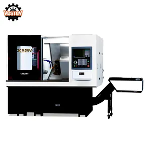 Houston CNC torna oturma araçları CK52MY/hassas eğimli yatak tipi CNC torna/CNC torna freze merkezi