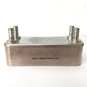 Intercambiador de Calor de Placas para Elaboración de Cerveza de 20, 30 y 40 Placas / Enfriador de Mosto para Elaboración Casera / Accesorios para Elaboración de Cerveza - Product Image 1