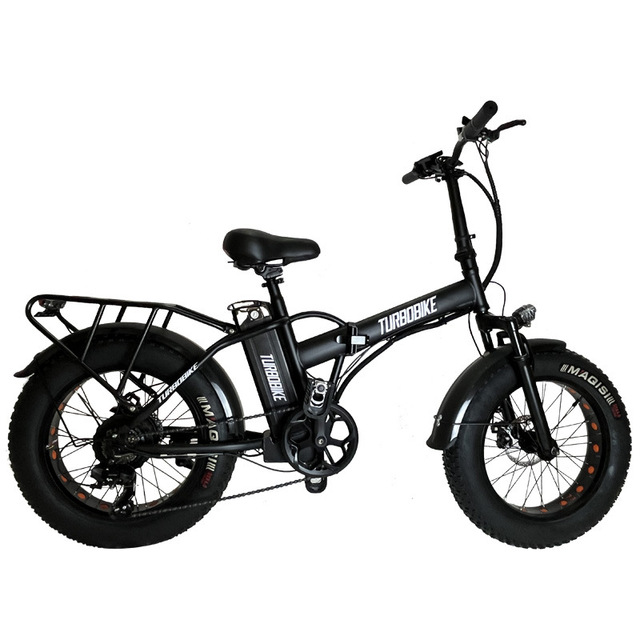 Factory Direct Sales Hot Sale China Cargo Electric Bike 48V 500W 7 Speed 20 Inch Folding Fat Tires Electric Bike for Adult
