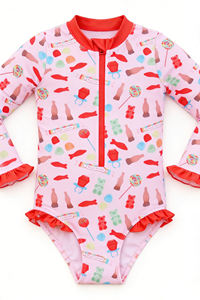 Maillots de bain pour enfants garçons en élasthanne/polyester respirant personnalisés pour l'été, imprimés, style combinaison - Product Image 3