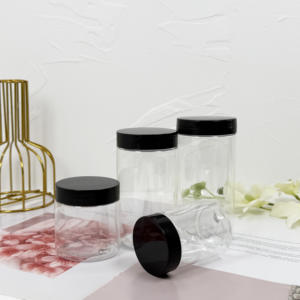 กระปุกใส่ครีมเครื่องสำอางใสขนาด80มล. 100มล. 150มล. 250มล. 500มล. พร้อมฝาปิด - Product Image 5