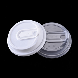 Hot bán không tràn cứng dùng một lần <span class=keywords><strong>PP</strong></span> Cốc nhựa có nắp đậy cho cà phê sữa trà đồ uống - Product Image 4