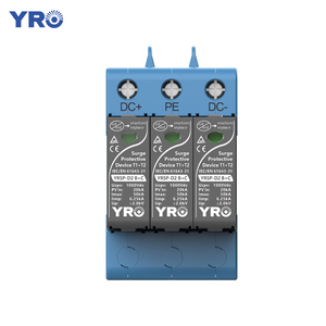 YRO 1000V DC Surge protettore 3P pali <span class=keywords><strong>protezione</strong></span> contro i fulmini CE per il sistema <span class=keywords><strong>solare</strong></span> apparecchiature elettroniche industriali Max 50KA - Product Image 1