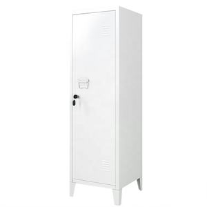 Sanjian home storage <span class=keywords><strong>Armadio</strong></span> Camera Da Letto di Metallo Locker 3 scaffale all'interno Verticale una porta di Stoccaggio In Acciaio <span class=keywords><strong>Armadio</strong></span> con in piedi piede - Product Image 1