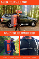 Sac à dos extra large en PVC imperméable 1680D très résistant pour le camping en voiture et la navigation de plaisance