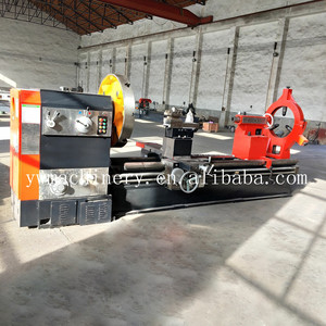 1250*5000 مللي متر 5 متر أفقي نوع الثقيلة المستخدمة مخرطة مع 4 فك المخرطة المخدد - Product Image 5