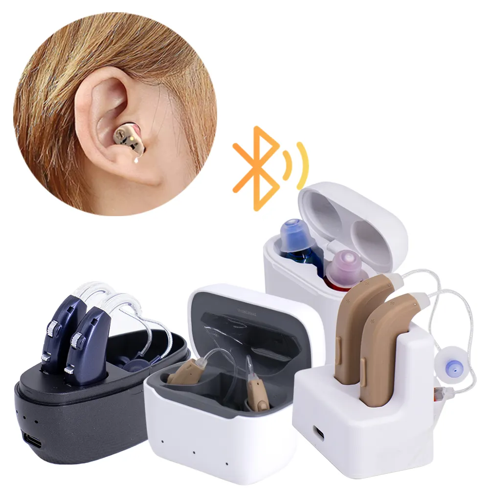 Wholesale Direct Custom Hearing Aids device for Deafness Rechargeable hidden hearing aids for hearing loss