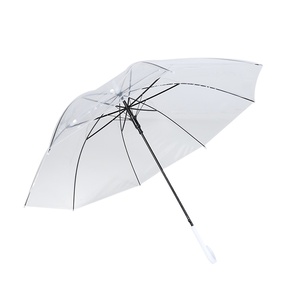 <span class=keywords><strong>Grand</strong></span> <span class=keywords><strong>parapluie</strong></span> de plage droit et <span class=keywords><strong>Transparent</strong></span>, <span class=keywords><strong>grand</strong></span> format, en plastique POE, semi-automatique, 90cm, vente en gros, bon marché - Product Image 1