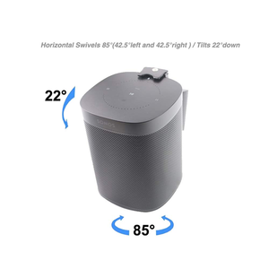 Support de montage mural adapté au haut-parleur <span class=keywords><strong>SONOS</strong></span> ONE/<span class=keywords><strong>SONOS</strong></span> ONE SL et <span class=keywords><strong>SONOS</strong></span> <span class=keywords><strong>Play</strong></span> <span class=keywords><strong>1</strong></span> - Product Image 4