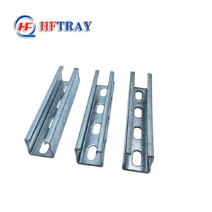 เหล็กชุบสังกะสีแบบจุ่มร้อนสำหรับงานก่อสร้าง รูปตัวซี ยี่ห้อ Unistrut จากโรงงาน - Product Image 5