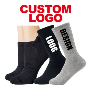 Wholesale Grip Socks Custom Logo High Quality Rubble Sports Socks Soccer Men Football Tapedesign Socks