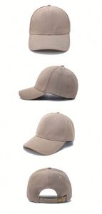 Gorra de Béisbol Personalizable, Ajustable, de Color Sólido, Lisa, de Algodón y Poliéster, Estilo Snapback, para Hombre y Mujer, Regalo Promocional - Product Image 3