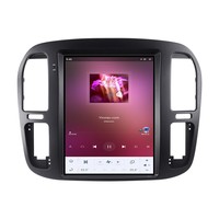 Écran vertical de voiture Tesla Android 13 12,1 pouces RoadNavi pour Toyota Land Cruiser LC100 1992-2002, radio GPS