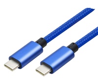 Cable de Datos USB 3.0 Tipo C con Malla de Algodón Trenzada, Carcasa de Aluminio, Múltiples Longitudes, Carga Rápida, para Teléfono y Tableta