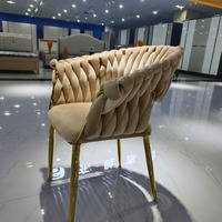 Coiffeuse portable de luxe légère pour chambre à coucher de fille, tabouret de maquillage pour la maison, chaise d'ordinateur confortable, chaise à ongles de beauté
