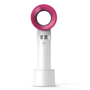 Ventilateur de bureau portable USB sans pales, nouveau design 2024, avec logo personnalisé, idéal pour le voyage et le bureau, trois vitesses - Product Image 4