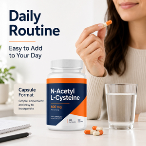 High Quality Natural NAC Capsules with N-Acetyl L-Cysteine Supports Immune System Health Antioxidant Customizable - Product Image 3