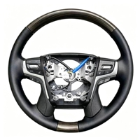 Volant en cuir en stock pour Toyota Land Cruiser Prado 120 150 2017 Camry Yaris GR Hilux Tacoma LC79 4Runner Mark X CHR