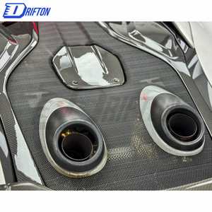 Pour Mclaren 570S à 600LT Style capot moteur arrière capot sec en Fiber de carbone - Product Image 2