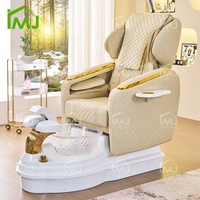 Bassin de bain de pieds à remous pour manucure, fauteuil de pédicure électrique de luxe pour salon