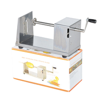 Elektrische Roestvrijstalen Spiraal Aardappel Twister Snijmachine Tornado Aardappel Snijmachine Tornado Aardappel Chip Toren Snijmachine