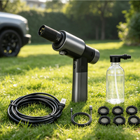 Pistolet de lavage à pression pliable VERTAK 8V 3 vitesses, buse 5 en 1, portable, pour le nettoyage domestique et automobile, pistolet à eau électrique