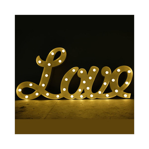 Letras Luminosas LED Gigantes para Decoración de Bodas, Letras de Marquesina con Luces, Números Grandes, Letras del Alfabeto Iluminadas, Letras de Amor - Product Image 4