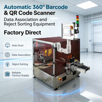 Lecteur de codes-barres QR omnidirectionnel 360° |   Équipement intégré de collecte de données, de corrélation et de tri pour la logistique d'entrepôt