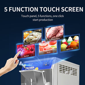 Congélateur commercial par lots 48L/H <span class=keywords><strong>à</strong></span> 5 programmes <span class=keywords><strong>à</strong></span> vendre/<span class=keywords><strong>Machine</strong></span> de Helado Duro/Gelato <span class=keywords><strong>Machine</strong></span> <span class=keywords><strong>à</strong></span> crème glacée - Product Image 2