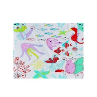 Couverture pour nouveau-né en minky à pois personnalisable avec logo imprimable, couverture pour bébé à sublimation avec perles de massage