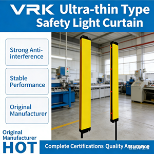 เซ็นเซอร์ม่านแสงนิรภัย <span class=keywords><strong>VRK</strong></span> 18*35 แบบบางพิเศษ อินฟราเรดแบบลำแสงผ่าน  อุปกรณ์ป้องกันโฟโตอิเล็กทริก ระบบอัตโนมัติ ป้องกันการหนีบ - Product Image 5