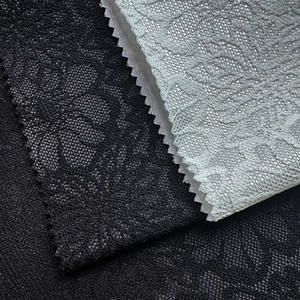 قماش دانتيل مزخرف بنقوش زهرية مطاطي وقابل للتنفس من البوليستر 400 جرام/متر مربع لفساتين الزفاف وفساتين السهرة والملابس الداخلية - Product Image 4