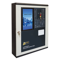 Deling NW-6508 Lampu Strobo Alarm Kebakaran Addressable 8-Loop Panel Kontrol Jaringan TCP Sensor Gerak 220 Titik/Loop AC220V Bahan ABS