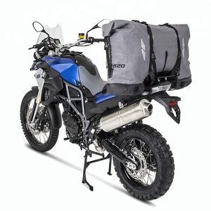 Sac de selle de moto personnalisé en PVC imperméable Roll Top Rider - Product Image 2