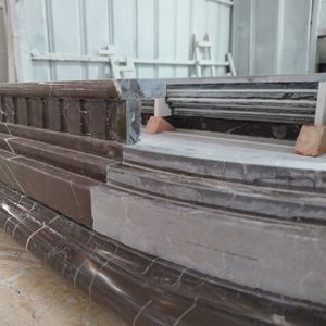 Goldtop STONE ODM OEM Polished Gray Coffee Mousse <b>Marble</b> Big Slabs Waterproof Modern for Hotels and Villas - Product Image 2