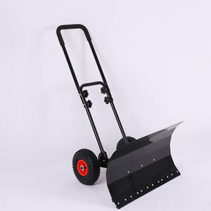 Fabrik-Großhandel Schneeschaufel für Einfahrten, Metall-Schneeschieber mit Rädern, Schneepflug mit Großer Verstellbarer Winkelschaufel - Product Image 3