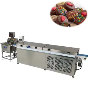 Equipamento Indústria Alimentar Revestimento Canal Frio Chocolate Máquina revestimento chocolate